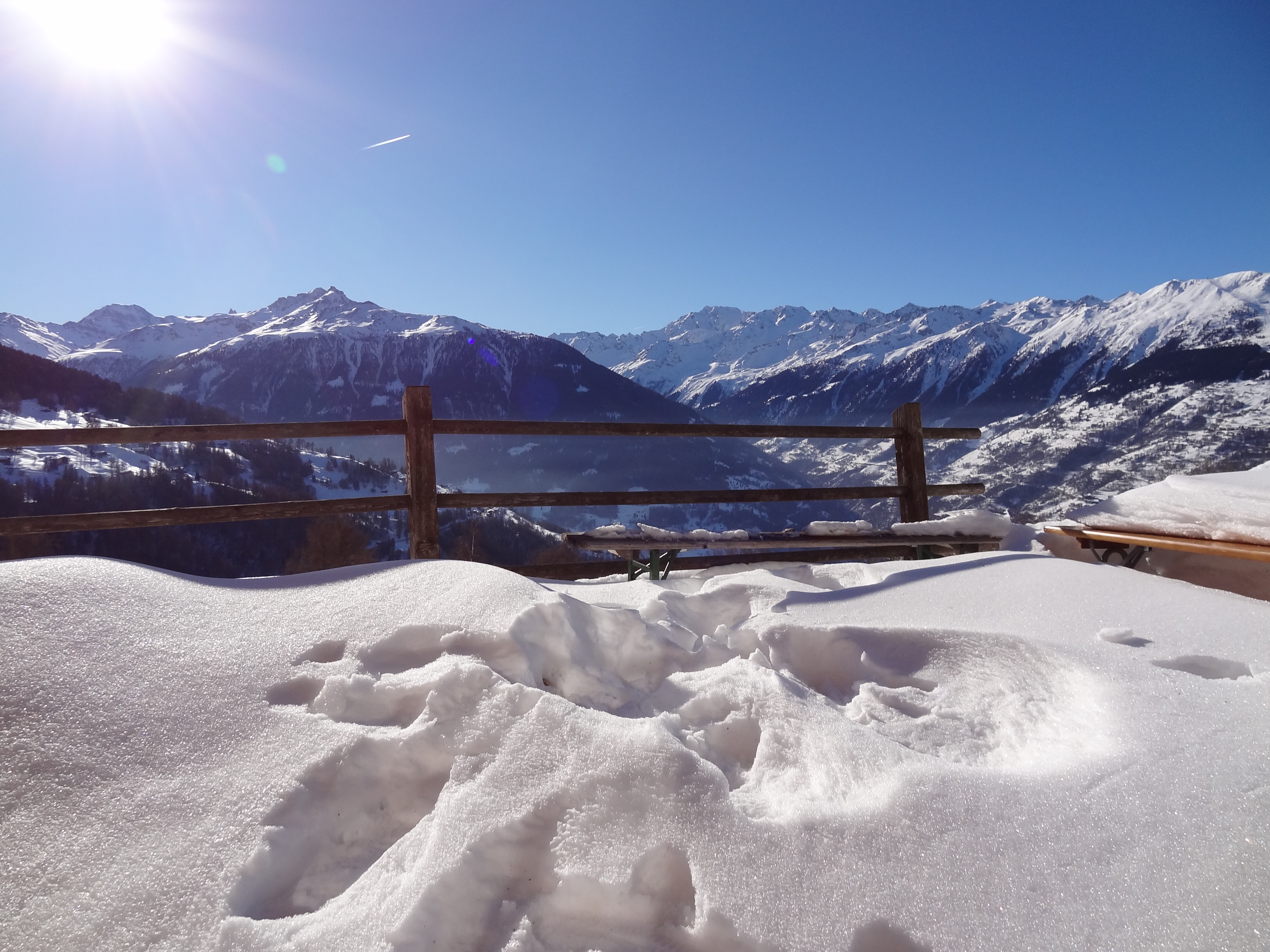 Aussicht Chalet Papillon im Val d